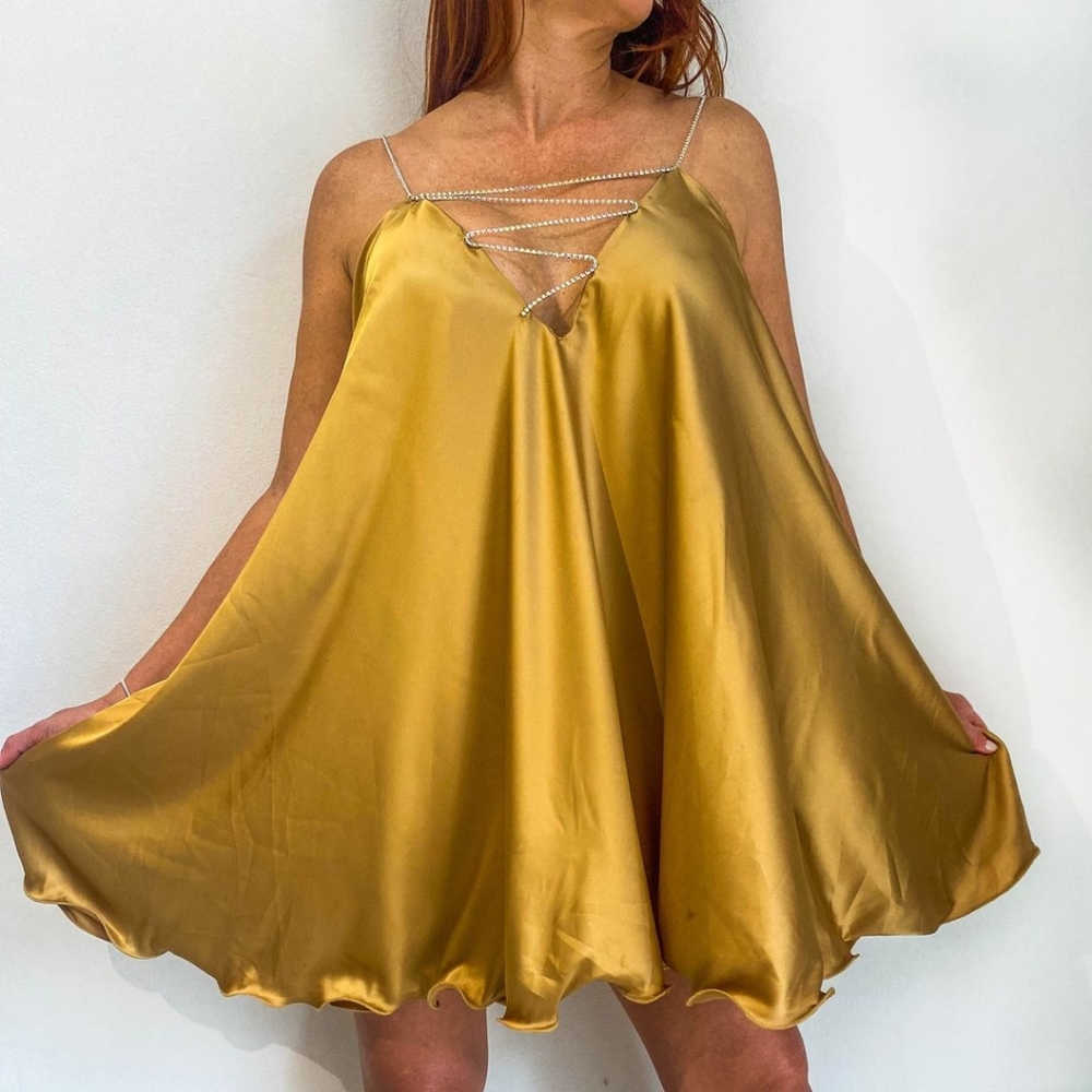Golden dress